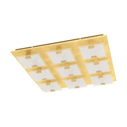 EGLO , 97729 , VICARO 1 , fali-mennyezeti lámpa , 3000 K , LED , 9X2,5W , IP20 , fehér, átlátszó