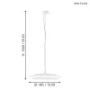 EGLO , 98042 , MONEVA-C , függeszték , 2700 K  6500 K , LED , 27W , Yes , IP20 , fehér