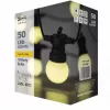LED fényfüzér – 10x party égő, opál, 5 m, kültéri és beltéri, meleg fehér, IP44, EMOS, DCPW01