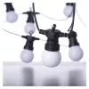 LED fényfüzér – 10x party égő, opál, 5 m, kültéri és beltéri, meleg fehér, IP44, EMOS, DCPW01