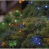 Standard LED sorolható karácsonyi füzér, 5 m, kültéri és beltéri, többszínű, RGB, IP44, EMOS, D1AM02