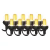 LED fényfüzér – 10× party égő, 4,5 m, kültérre és beltérre, vintage, IP44, EMOS, DCPV01