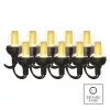 LED fényfüzér – 10× party égő, 4,5 m, kültérre és beltérre, vintage, IP44, EMOS, DCPV01