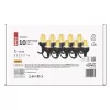 LED fényfüzér – 10× party égő, 4,5 m, kültérre és beltérre, vintage, IP44, EMOS, DCPV01