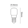 Asalite Sütő Izzó T25 E14 25W 2200K (140 lumen)