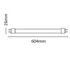 Asalite Premium LED tub LED T8 sticlă 9W 6500K (1260 lumen) 60cm cu flux luminos ridicat