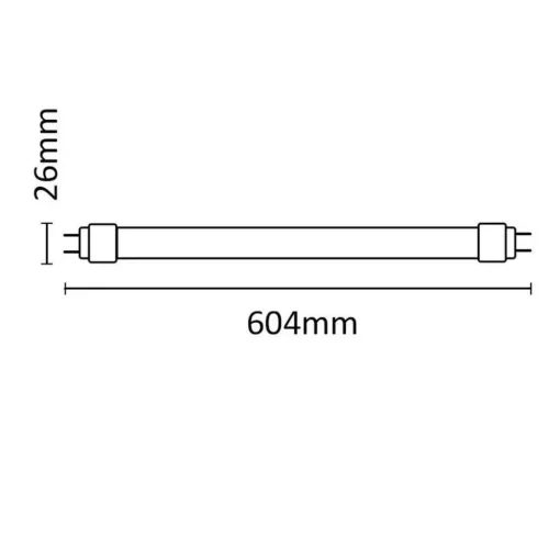 Asalite Premium LED tub LED T8 sticlă 9W 6500K (1260 lumen) 60cm cu flux luminos ridicat
