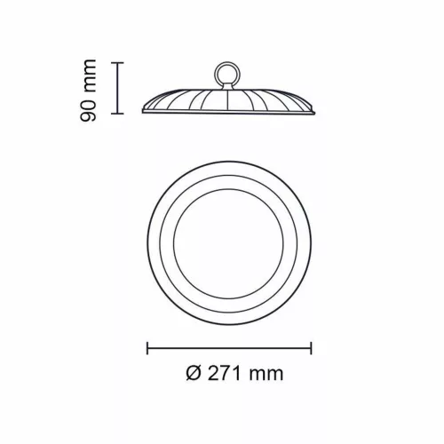 Asalite Prémium LED Csarnokvilágító 100W 4500K (10000 lumen)