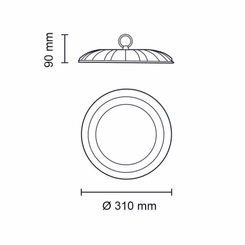 Asalite Prémium LED Csarnokvilágító 150W 4500K (15000 lumen)