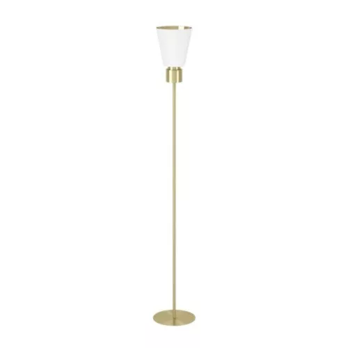 EGLO , 900378 , AGLIENTINA , állólámpa , E27 , 1X40W , IP20 , fehér, sárgaréz