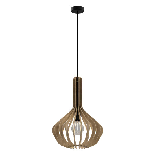 EGLO , 900152 , VELASCO , függeszték , E27 , 1X40W , IP20 , juhar