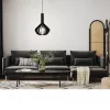 LED lampă, lampă suspendată, de tavan, E27, negru, 38 cm, EGLO, VELASCO, 900154