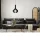 LED lampă, lampă suspendată, de tavan, E27, negru, 38 cm, EGLO, VELASCO, 900154
