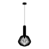 LED lampă, lampă suspendată, de tavan, E27, negru, 38 cm, EGLO, VELASCO, 900154