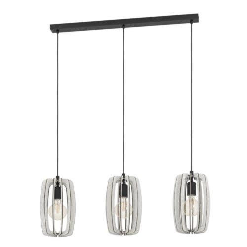 EGLO , 900503 , BAJAZZARA , függeszték , E27 , 3X40W , IP20 , szürke