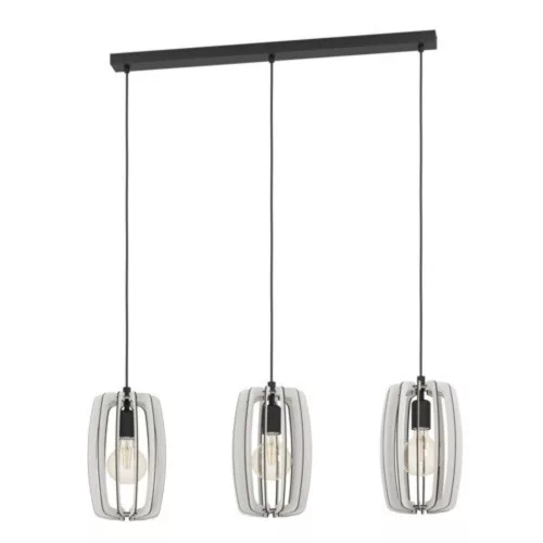 EGLO, 900503, BAJAZZARA, lampă suspendată, E27, 3X40W, IP20, gri