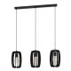 EGLO , 900505 , BAJAZZARA , függeszték , E27 , 3X40W , IP20 , fekete