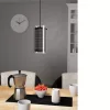 LED lámpa , függeszték , mennyezeti , E27 foglalat , fekete , EGLO , PINTO TEXTIL 1 , 900341