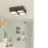 EGLO , 900524 , MORDAZO , mennyezeti lámpa , E27 , 4X28W , IP20 , antracit-barna, fehér