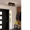 LED lámpa , mennyezeti , 2xE27 foglalat , fekete , EGLO , PIEDRITAS , 900356