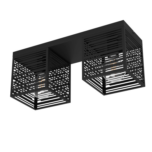 EGLO , 900356 , PIEDRITAS , mennyezeti lámpa , E27 , 2X40W , IP20