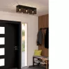 LED lámpa , mennyezeti , 3xE27 foglalat , fekete , EGLO , PIEDRITAS , 900357