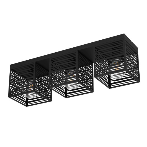 EGLO , 900357 , PIEDRITAS , mennyezeti lámpa , E27 , 3X40W , IP20