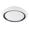 EGLO , 900335 , CAPASSO , fali-mennyezeti lámpa , 3000 K , LED , 19,5W , IP20 , fehér, fekete