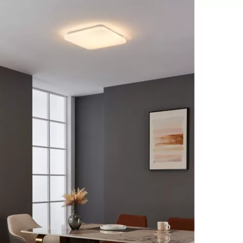EGLO , 900613 , RENDE , mennyezeti lámpa , 3000 K , LED , 19,5W , IP20 , fehér, ezüst
