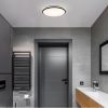EGLO , 900366 , PINETTO , fali-mennyezeti lámpa , 4000 K , LED , 15,6W , IP44 , fehér, fekete