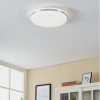 EGLO , 900365 , PINETTO , fali-mennyezeti lámpa , 4000 K , LED , 15,6W , IP44 , fehér, króm