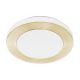 EGLO , 900369 , LED CARPI , fali-mennyezeti lámpa , 3000 K , LED , 3X3,6W , IP44 , fehér