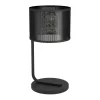 LED lámpa , asztali , éjjeli lámpa , állólámpa , E27 foglalat , acél , fekete , EGLO , MANBY , 43797