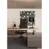 LED lámpa , asztali , éjjeli lámpa , állólámpa , E27 foglalat , acél , fekete , EGLO , MANBY , 43797