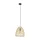EGLO, 43866, AYESGARTH, lampă suspendată, E27, 1X40W, IP20, natural