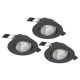 EGLO , 900747 , SALICETO , süllyesztett lámpa , 2700 K , LED , 3X6W , Yes , IP20