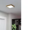 LED panel , 17W , falon kívüli , négyzet , meleg fehér , réz keret , EGLO , FUEVA 5 , 900183