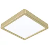 LED panel , 17W , falon kívüli , négyzet , meleg fehér , réz keret , EGLO , FUEVA 5 , 900183