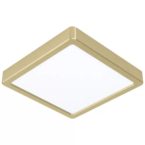 LED panel , 17W , falon kívüli , négyzet , meleg fehér , réz keret , EGLO , FUEVA 5 , 900183