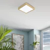 LED panel , 17W , falon kívüli , négyzet , meleg fehér , réz keret , EGLO , FUEVA 5 , 900183