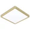 LED panel , 20.5W , falon kívüli , négyzet , meleg fehér , réz keret , EGLO , FUEVA 5 , 900184