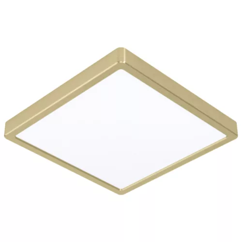 LED panel , 20.5W , falon kívüli , négyzet , meleg fehér , réz keret , EGLO , FUEVA 5 , 900184