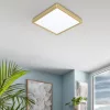 LED panel , 20.5W , falon kívüli , négyzet , meleg fehér , réz keret , EGLO , FUEVA 5 , 900184