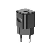 VT-5320 20W-Os Töltőadapter 1 Pd+1 Qc Porttal, Fekete