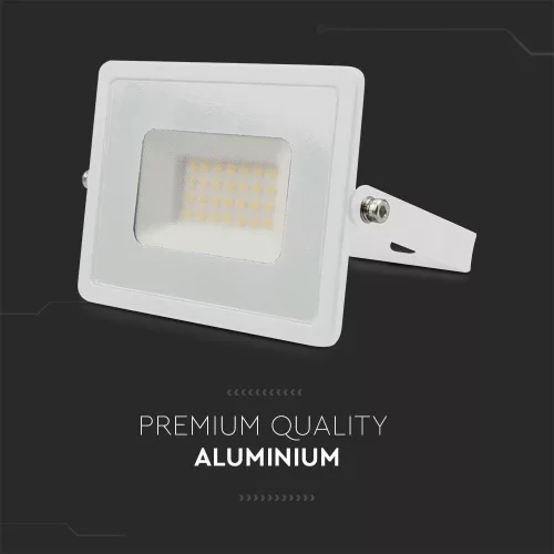 LED proiector, 30 Watt, Ultra Slim, alb rece, E-series, alb
