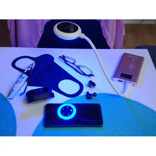 LED lámpa , hordozható , UV-C fertőtlenítéssel , 5W , USB csatlakozóval , 59S , SunClean , MINI SUN1
