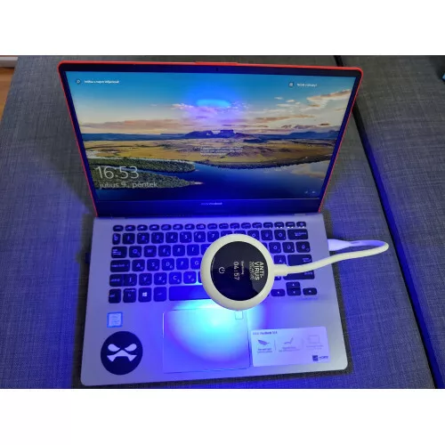 LED lámpa , hordozható , UV-C fertőtlenítéssel , 5W , USB csatlakozóval , 59S , SunClean , MINI SUN1