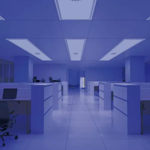 LED panel , 120 x 30 cm , UV-C fertőtlenítéssel , 40W , meleg fehér , UGR<19 , 59S , SunClean