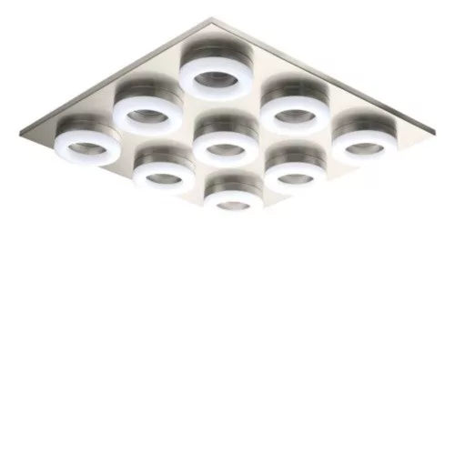 EGLO, 32571, PALENA, de perete-plafonieră, 3000 K, LED, 9X2,5W, IP20, satinat
