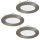EGLO , 34013 , FUEVA 3 , süllyesztett lámpa , 3000 K , LED , 3X2,7W , IP20 , fehér